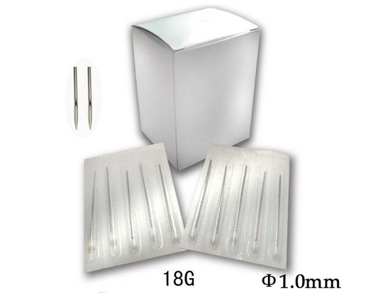 316L Surgical Piercing Needles 14 , 16, 18 Gauge 1 1/2" Sterile 100pcs/box